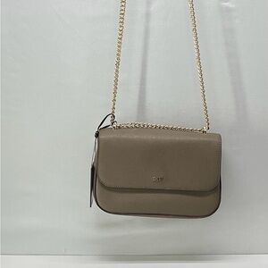 DKNY Beige Crossbody Bag with‎ Chain Strap